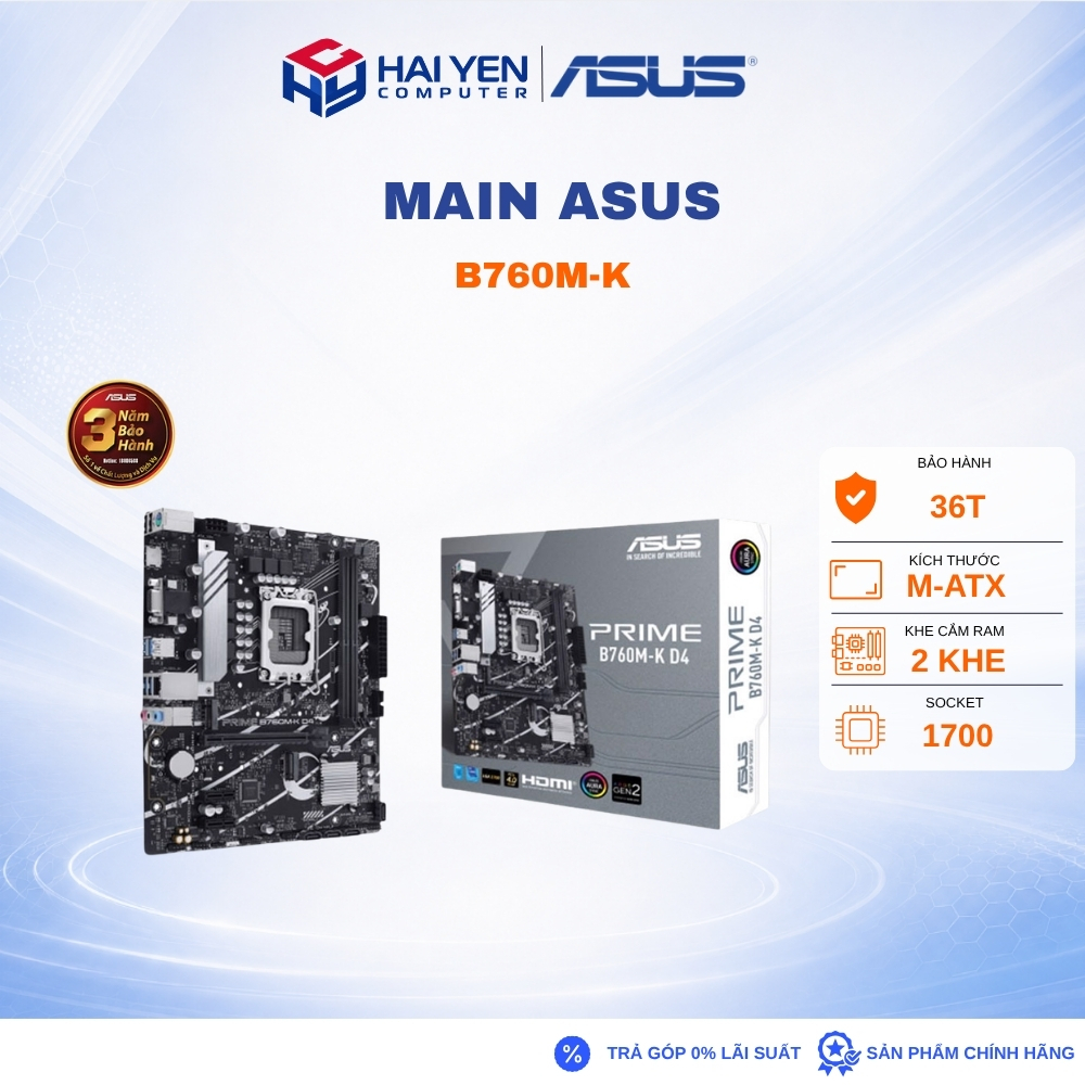 Main Asus B760M-K chính hãng