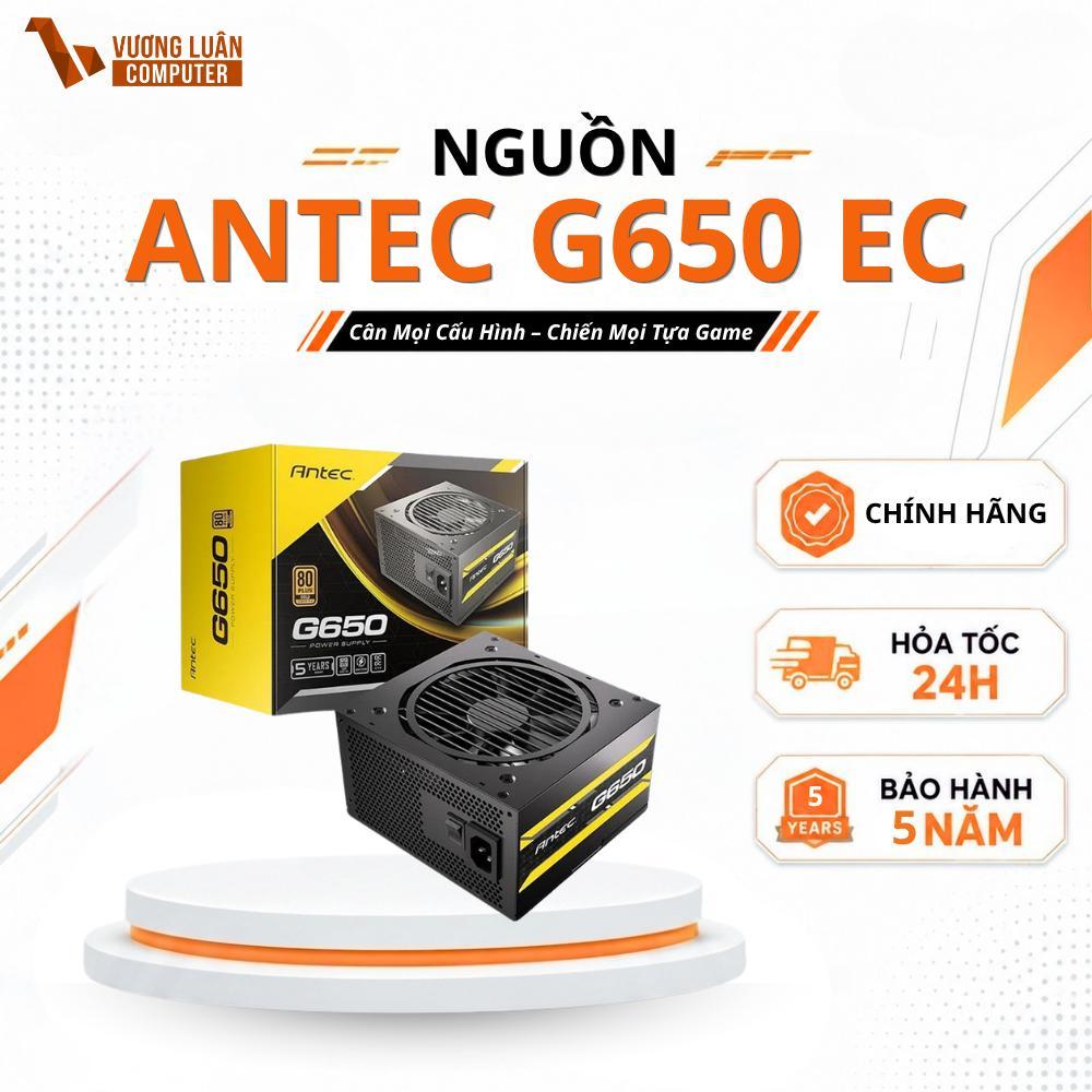 Nguồn máy tính Antec G650 EC ( 650w, 80Plus Gold, Semi Module, Chính hãng)
