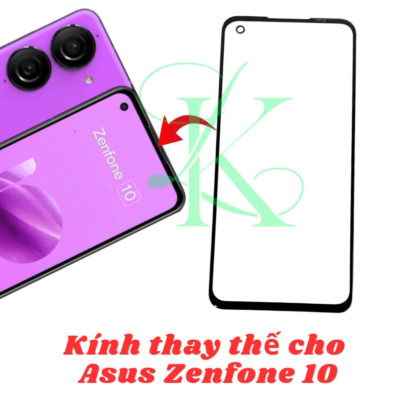 Kính ép trên màn hình dành cho Asus Zenfone 10 | kính ép dành cho Asus Zenfone 10