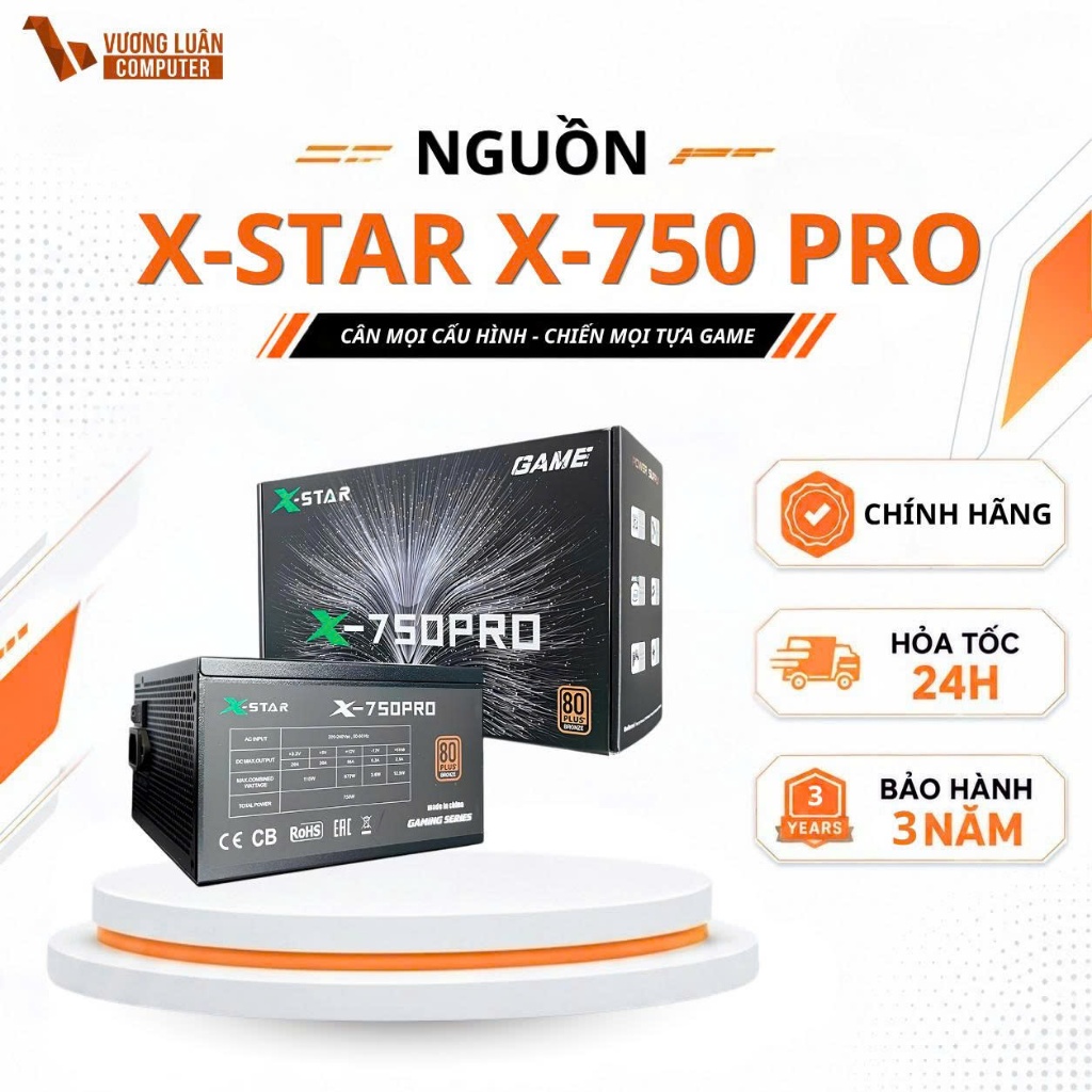 Nguồn Xstar X-750 Pro Chính Hãng Giá Tốt