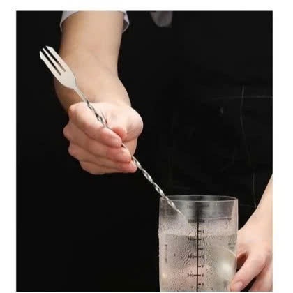 Thìa bar pha chế inox 2 đầu - Bar spoon