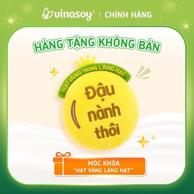 [Gift] Móc Khóa Fami Hạt Vàng Làng Hạt "đậu nành thôi"