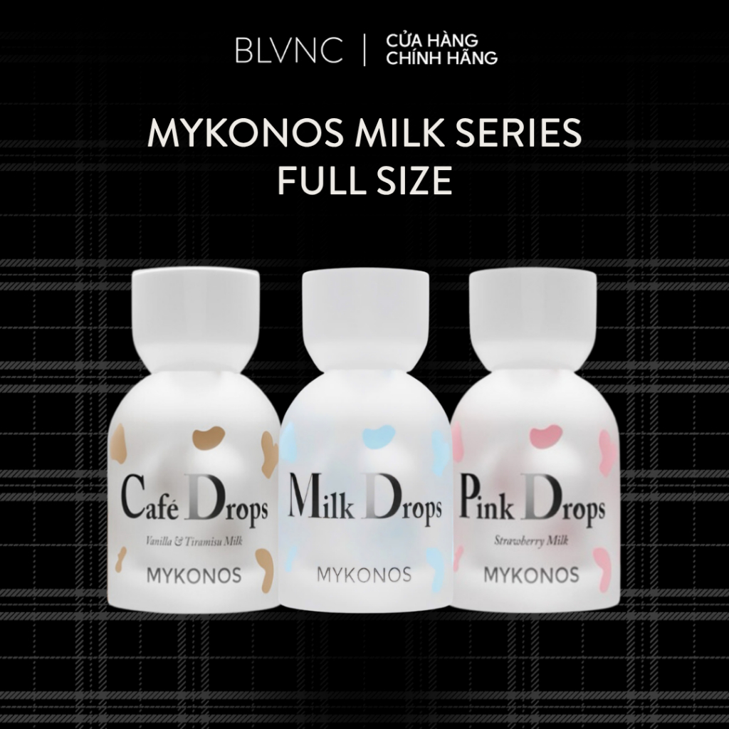 [BLANC] Nước hoa Unisex - Mykonos Milk Drops - Mykonos Pink Drops - Mykonos Cafe Drops Extrait De Pa