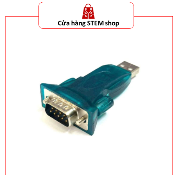 Đầu Chuyển USB Sang COM RS232 DB9 | Cáp USB to Serial RS232 Lập Trình PLC CNC