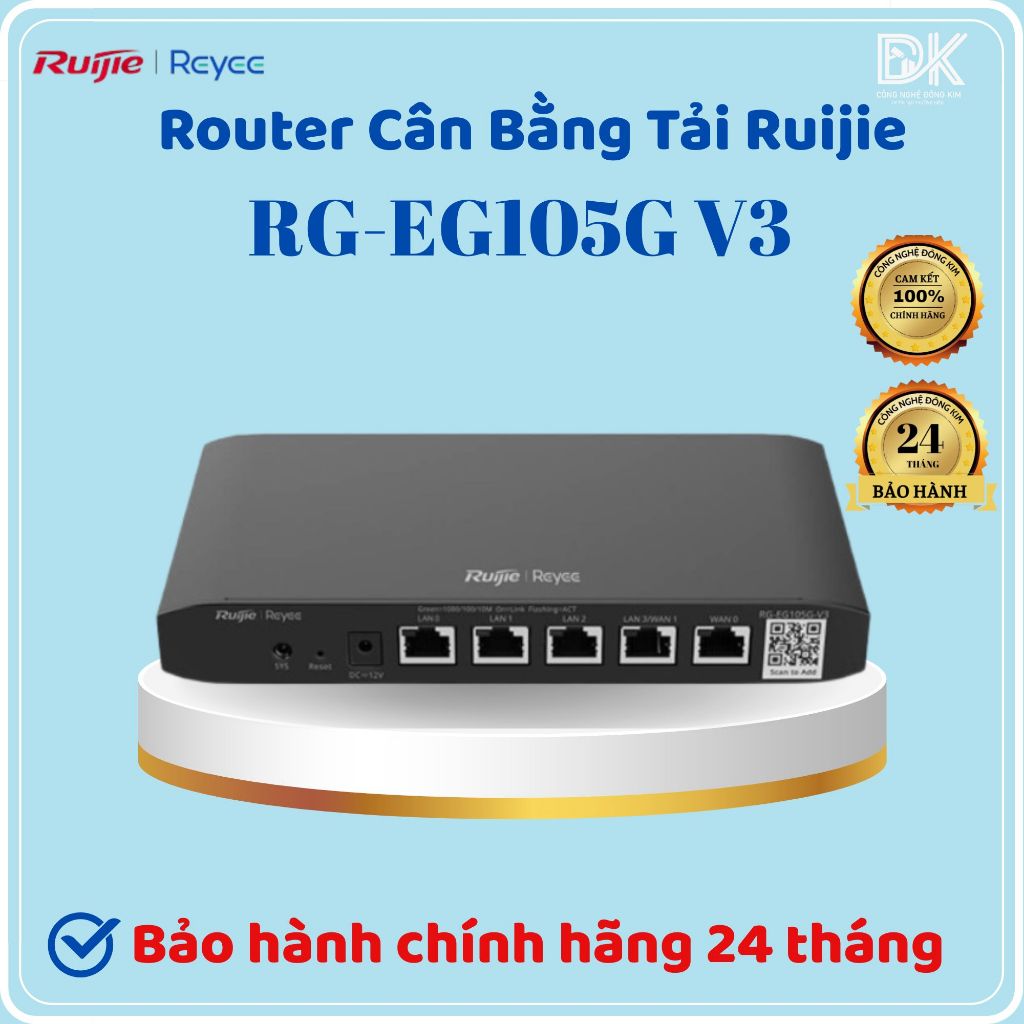 Router Cân Bằng Tải Ruijie RG-EG105G V3 / RG-EG105G-P V3 WIFI 5