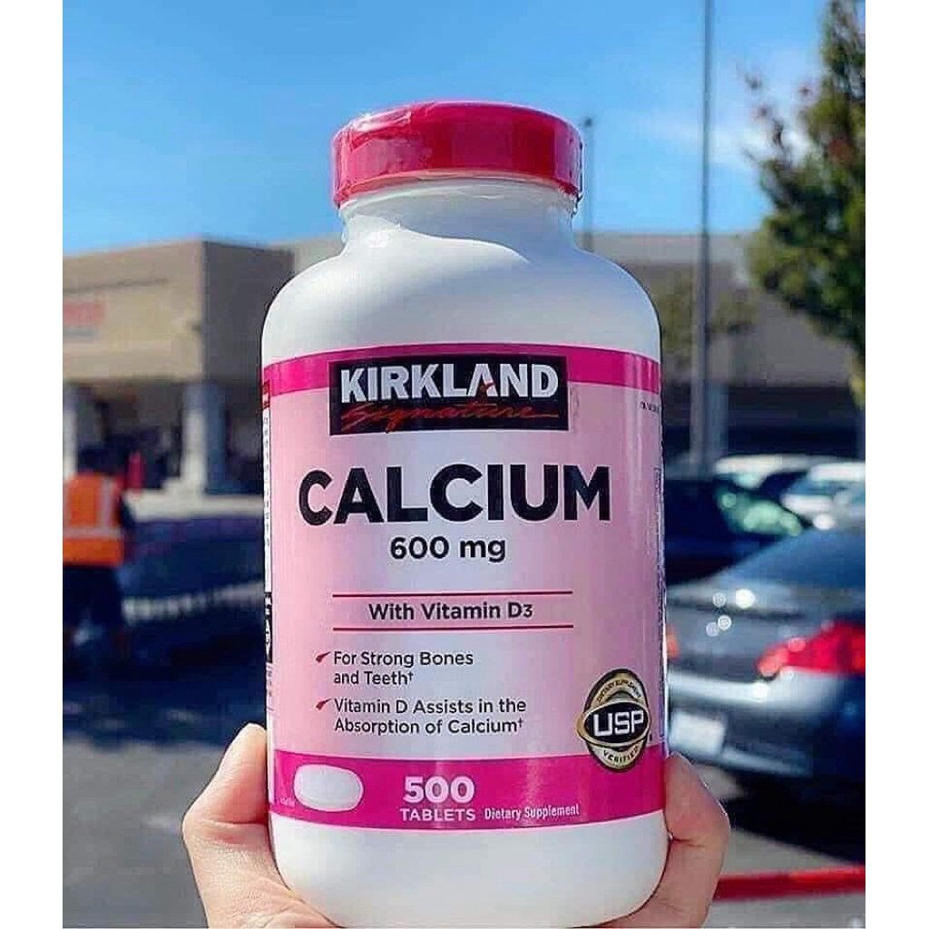 💯 Chính hãng - 🇺🇸 Viên Uống Bổ Sung Canxi Kirkland Calcium 600mg + Vitamin D3🇺🇸