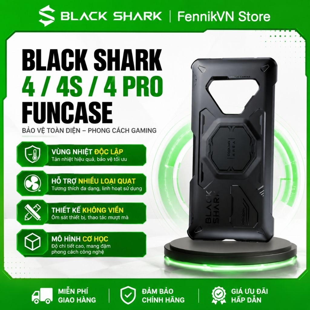 Ốp Lưng Tản Nhiệt Cho Black Shark 4 / 4S / 4 Pro