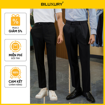 [NEW 2026] Quần Âu Nam 1QAUB603/1QAUT604 Biluxury Form Slimfit Chống Nhăn Co Giãn Chống Bám Bẩn Bền Màu