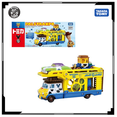 Xe mô hình Tomica Disney Motors Pals Transporter Woody 92834 Fullbox Chính Hãng Takara Tomy - Victoys
