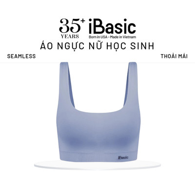 Áo ngực nữ sinh không đường may seamless iBasic không gọng mút mỏng BRAY100