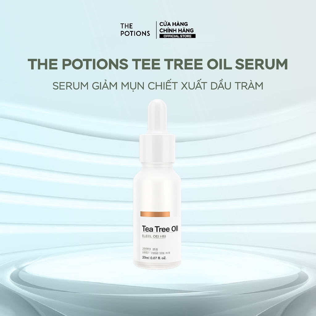Serum Giảm Mụn Chiết Xuất Dầu Tràm The Potions Tee Tree Oil Serum 20ml