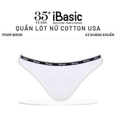 Quần lót nữ bikini cotton USA iBasic kháng khuẩn mềm mại thấm hút mồ hôi năng động PANY108
