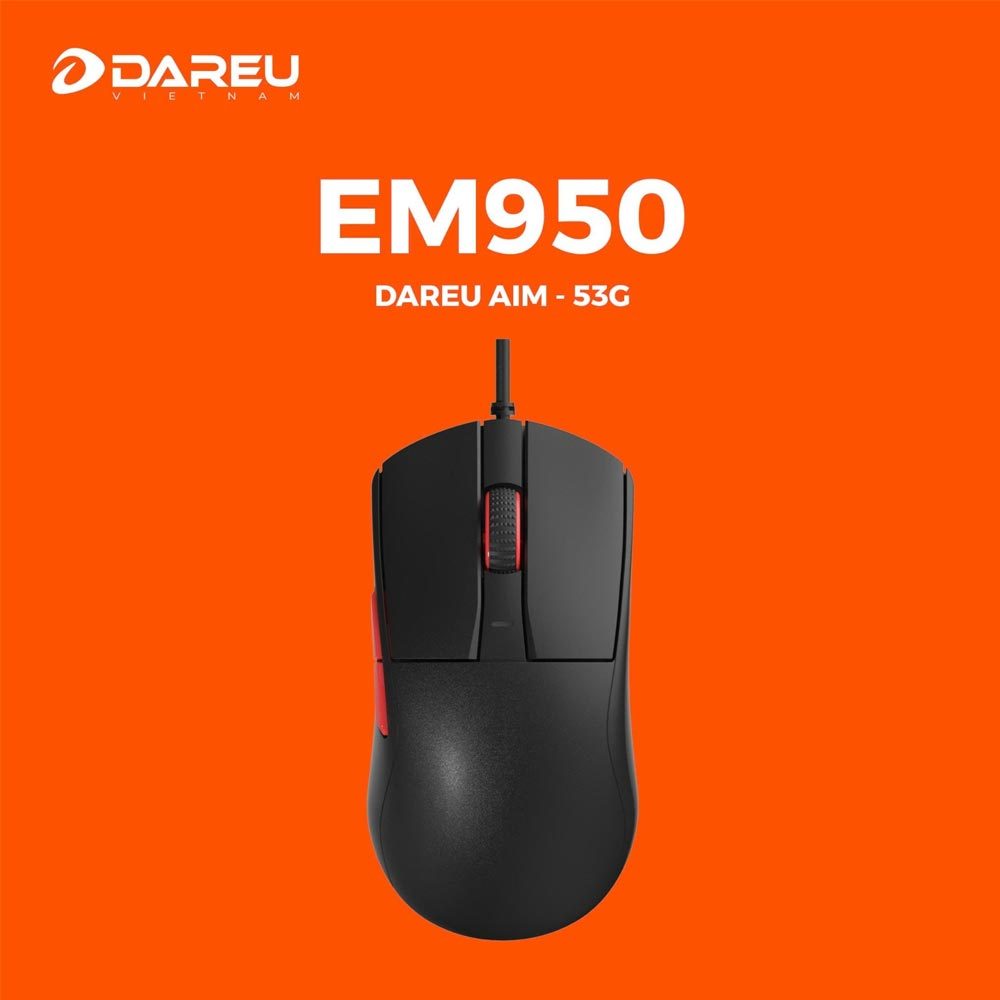Chuột Gaming Dareu EM950 Black - Hàng Chính Hãng