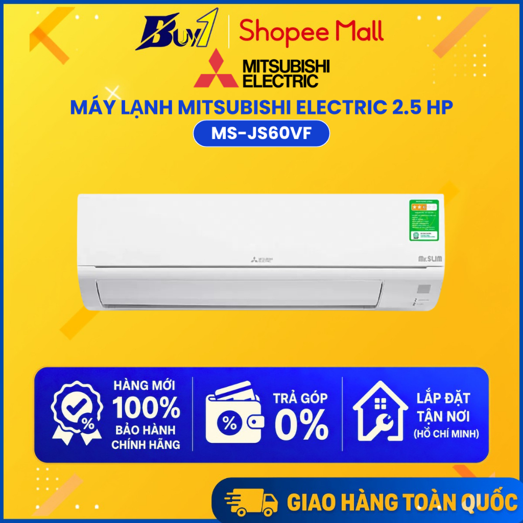 MS-JS60VF - Máy lạnh Mitsubishi Electric 2.5 HP MS-JS60VF - Hàng chính hãng