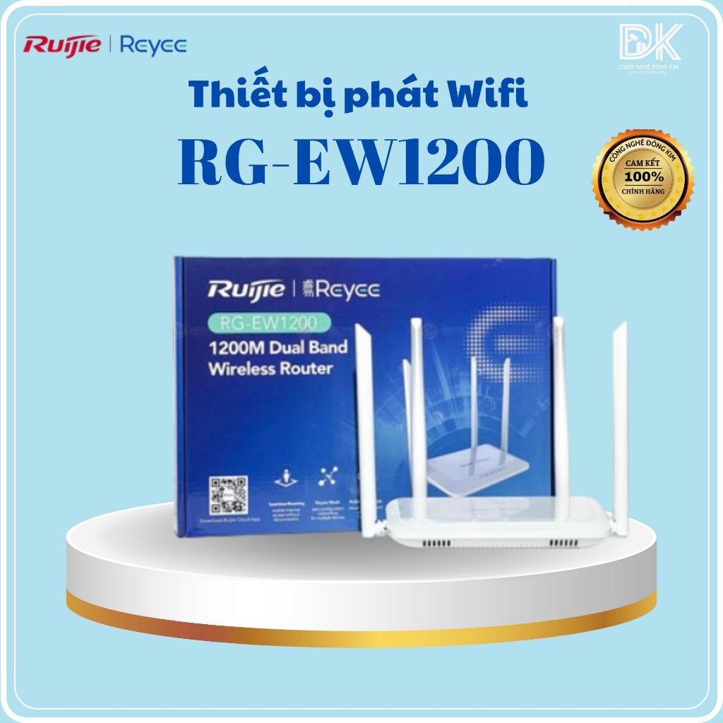 Bộ phát Wifi, Thiết bị phát Wifi Ruijie RG-EW1200 / RG-EW1200G PRO Chính hãng