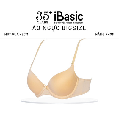 Áo ngực có gọng iBasic mút vừa T-Shirt smoothies Big size 38-40