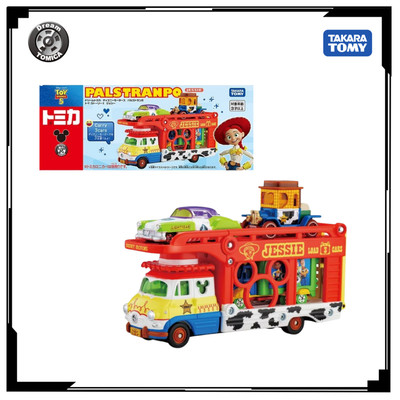 Xe mô hình Tomica Disney Motors Pals Transporter Jessie 92766 Fullbox Chính Hãng Takara Tomy - Victoys