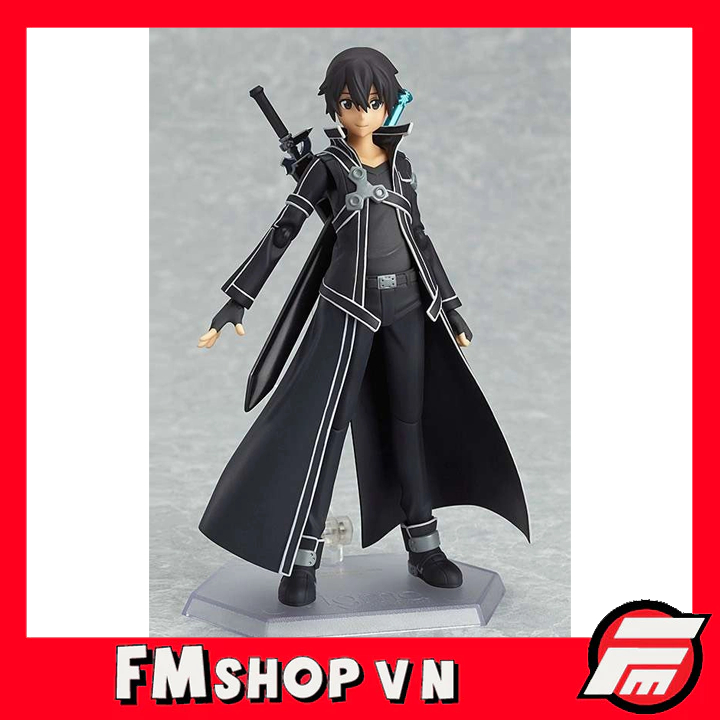 (NEW) MÔ HÌNH NHÂN VẬT ANIME SWORD ART ONLINE FIGMA 174 KIRITO BL