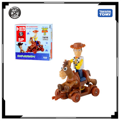Xe mô hình Tomica Dream Tomica Ride On Woody & Bullseye 92049 Fullbox Chính Hãng Takara Tomy - Victoys
