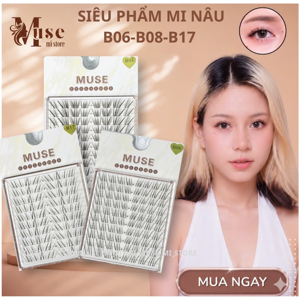 SIÊU PHẨM BỘ BA MI NÂU - B06-B08-B17 - MUSE_MI_STORE