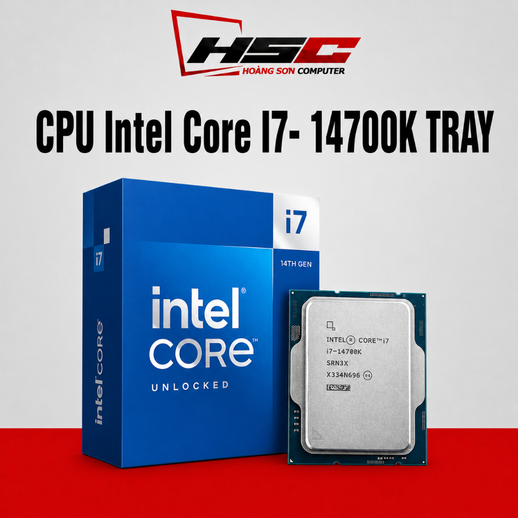 CPU Intel i7 14700K Tray- HÀNG MỚI