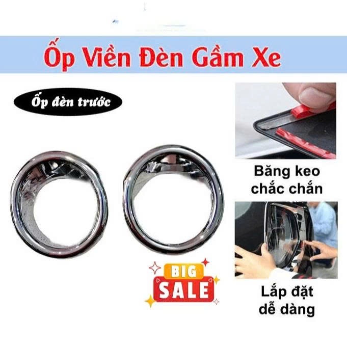 Ốp Trang Trí Viền Đèn Gầm i20 2014 2015 2016 2017 2018 ( Active ) - Ốp Đèn Gầm Tròn Trước Hyundai i2