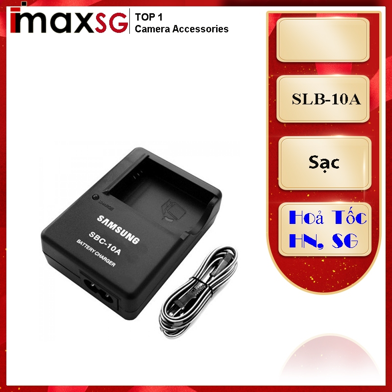 Sạc SBC-10A  thay thế cho máy ảnh cho SamSung SLB-10A, Sạc dây