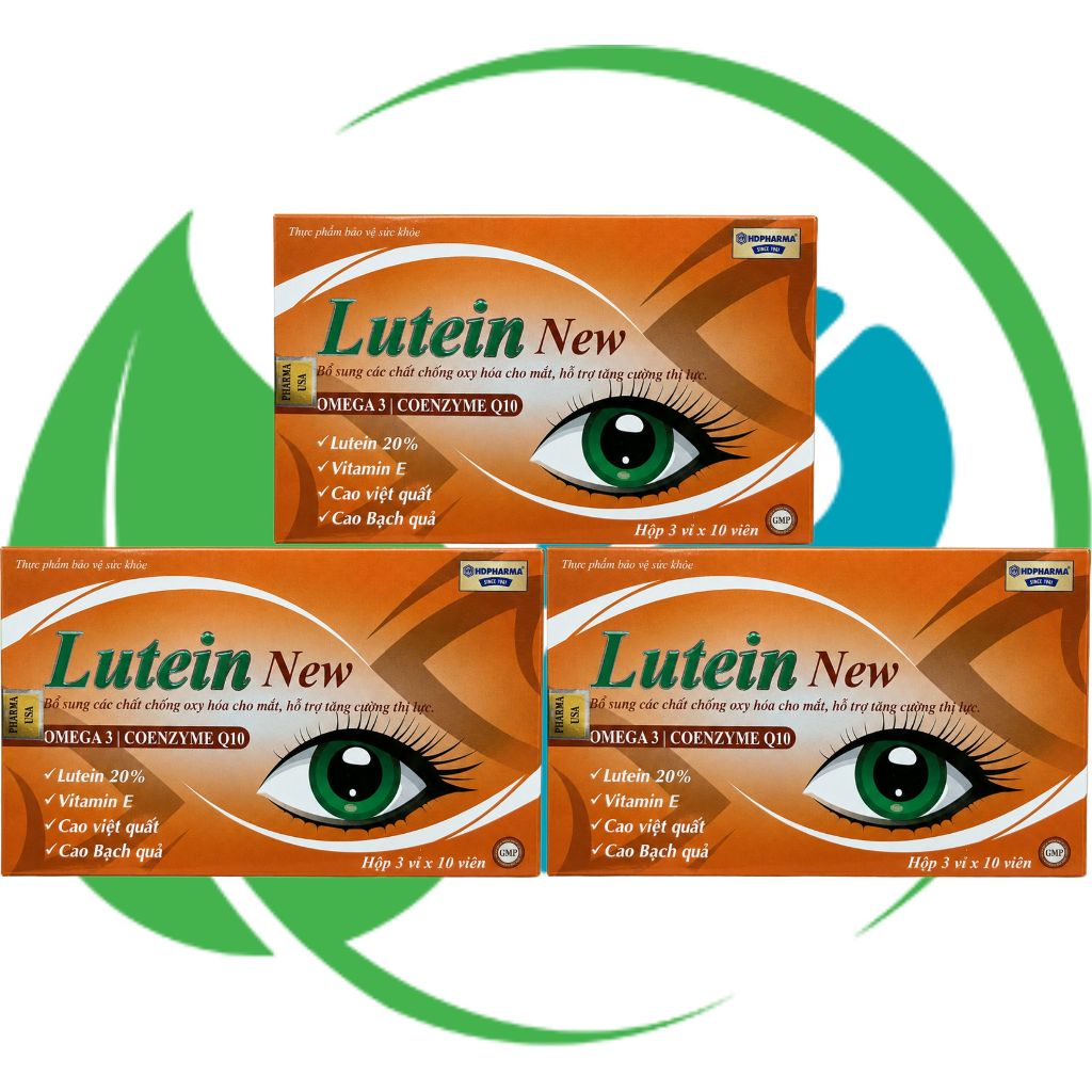 Combo 3 Hộp Lutein New Cam - Rostex - Hải Dương - Vitamin Phục Hồi