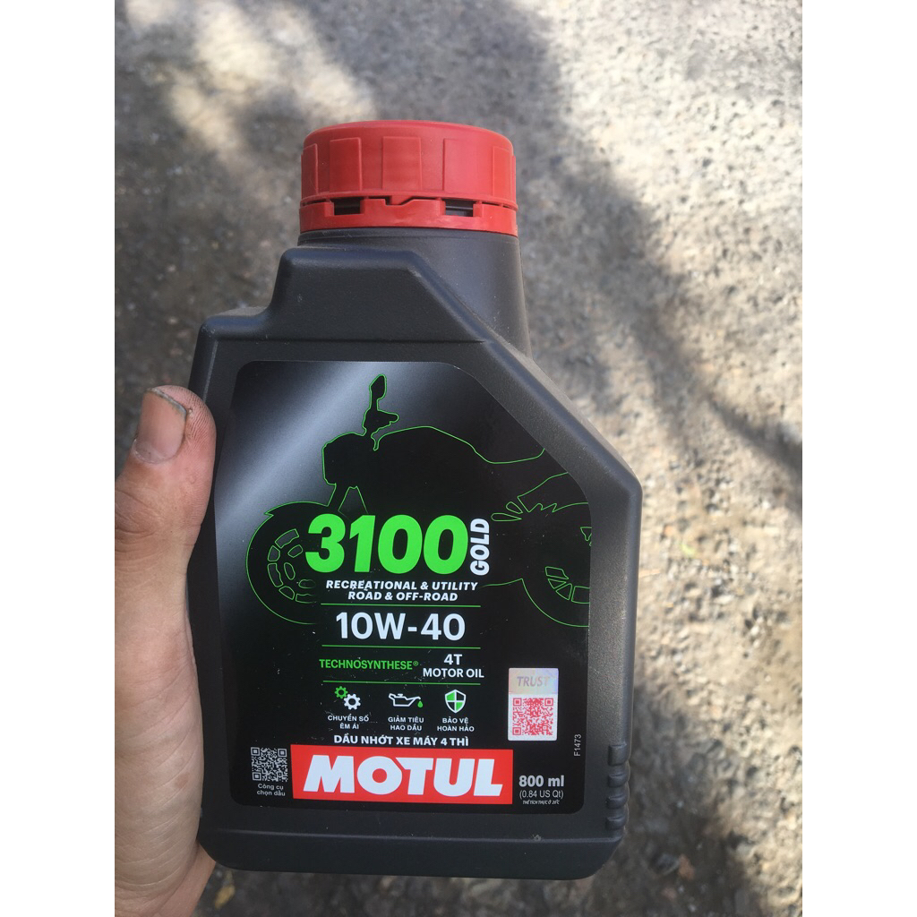 10 chai MOTUL 3100 dầu nhớt xe máy Motul 3100 10w-40 800 ml giá sỉ