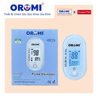 Máy đo SpO2 OROMI X1908 - Đo nồng độ oxy trong máu và nhịp tim qua đầu ngón tay