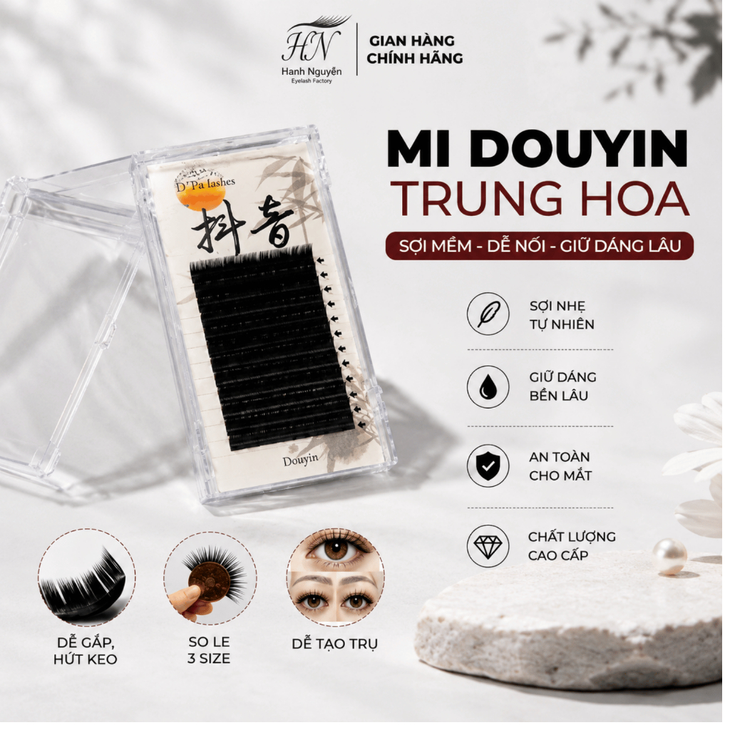 Mi Douyin Trung Hoa Cong L162, L120, L135, Mi dưới Ngọn Sole Sợi Siêu Mềm Đan Xen Tự Nhiên Độ Cong Đ