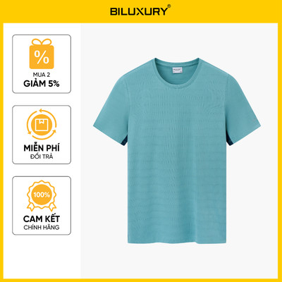 [NEW 2026] Áo Thun Thể Thao Nam 1APKT614XNG Biluxury Form Slimfit Họa Tiết Cao Cấp Thoáng Mát Co Giãn