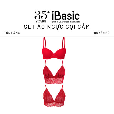 Set 3 Áo ngực gợi cảm quyến rũ iBasic - Deal Độc Quyền