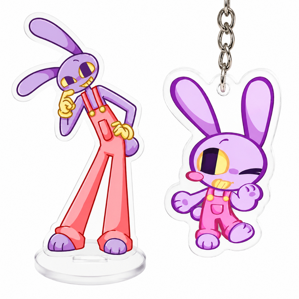 Jax Figures Acrylic Stand Anime KeyChain Jax The Amazing Digital Circus Friend Kids Collection Gifts