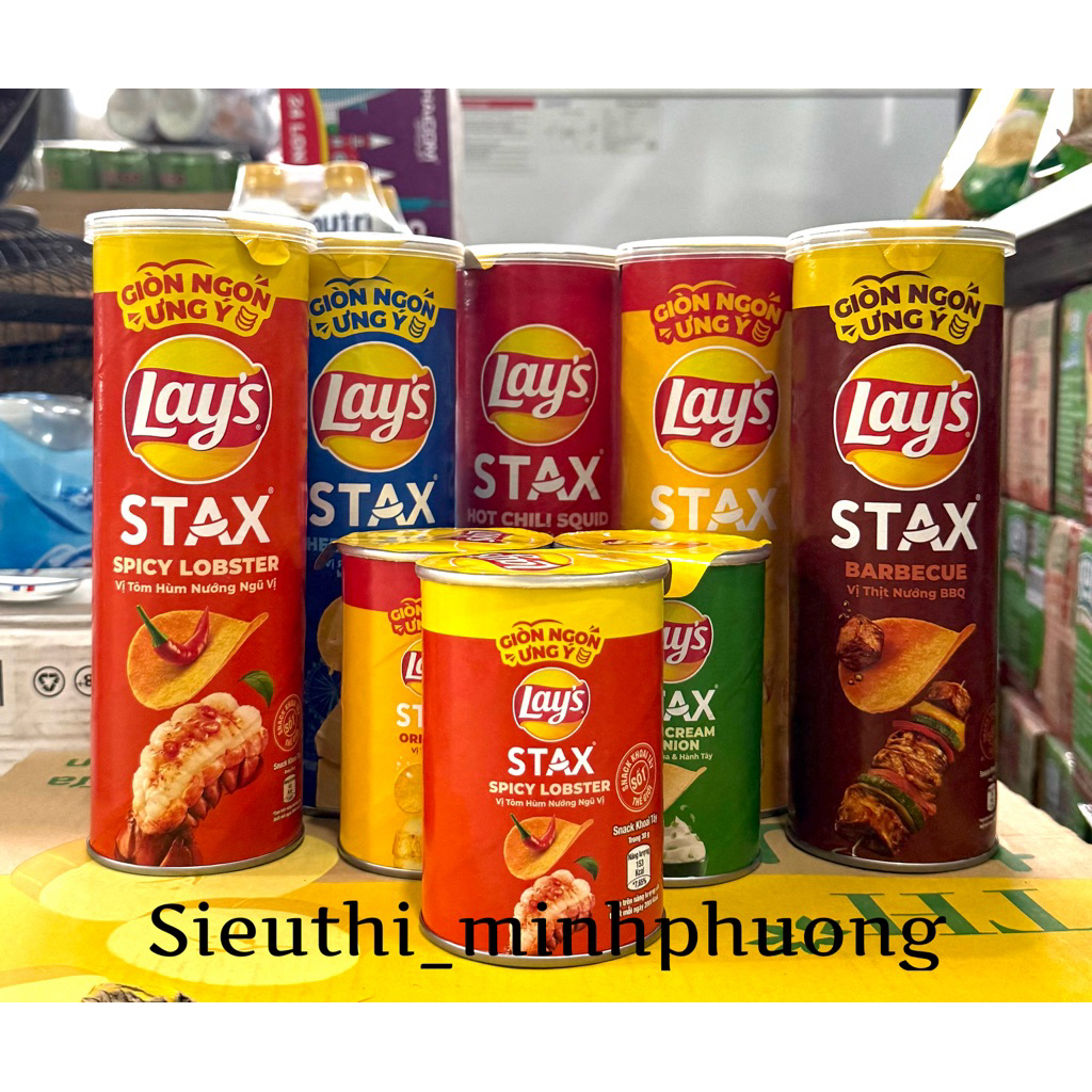 Bim bim ống lays stax các vị 😉