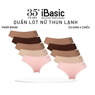 Combo 10 Quần lót nữ iBasic thun lạnh Smoothies bikini PANW130