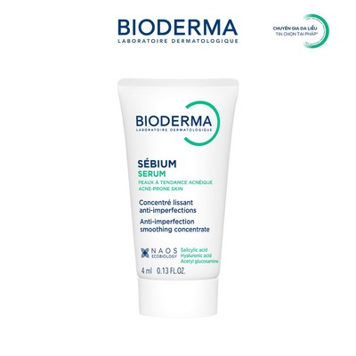 [QUÀ TẶNG KHÔNG BÁN] Tinh chất sáng mịn, mờ thâm Bioderma Sébium Serum cải thiện toàn diện da dầu mụn - 4ml