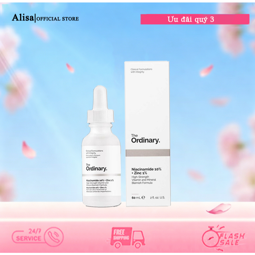 Tinh chất dưỡng da The Ordinary Niacinamide 10% + Zinc 1% [30ml]  alisa makeup Shop