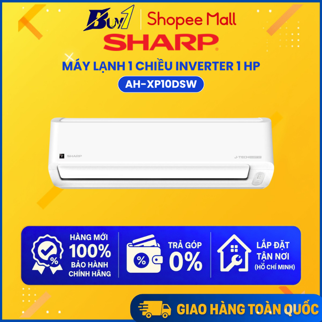AH-XP10DSW - Máy lạnh Sharp Inverter 1 HP AH-XP10DSW - Hàng chính hãng