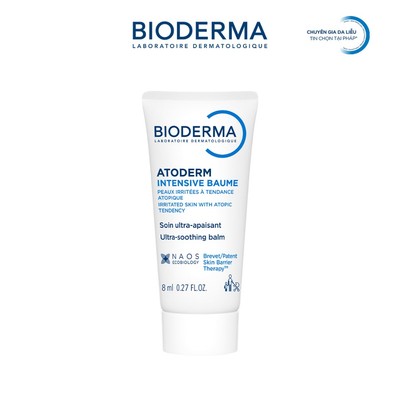 [QUÀ TẶNG KHÔNG BÁN] Kem dưỡng ẩm chuyên sâu cho da rất khô và viêm da cơ địa Bioderma Atoderm Intensive Baume - 8ml