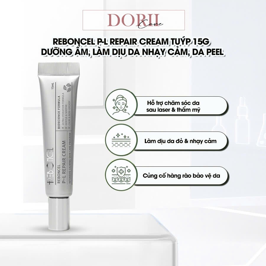 Kem phục hồi da chuyên biệt Reboncel PL Repair Cream - Tuýp 15g