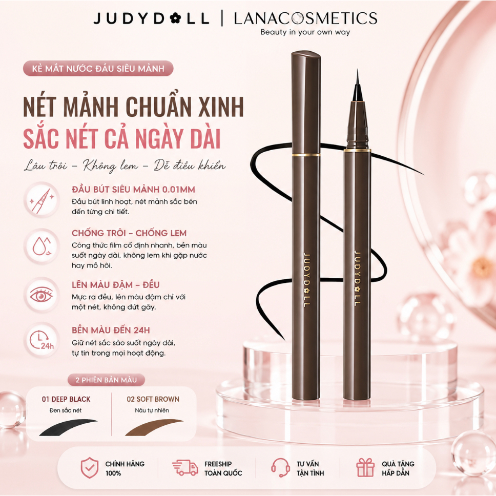 Bút kẻ mắt Judydoll Slim Liquid Eyeliner
