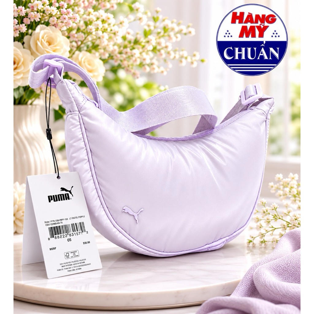 [Cam kết chính hãng] Túi đeo chéo PUMA Women's Neighborhood Crossbody Bag.