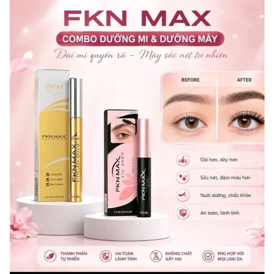 Dưỡng mi  mày fkn MAX phiên bản mới