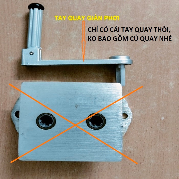Tay quay giàn phơi (999A - 999B - sankaku), Tay quay đa năng