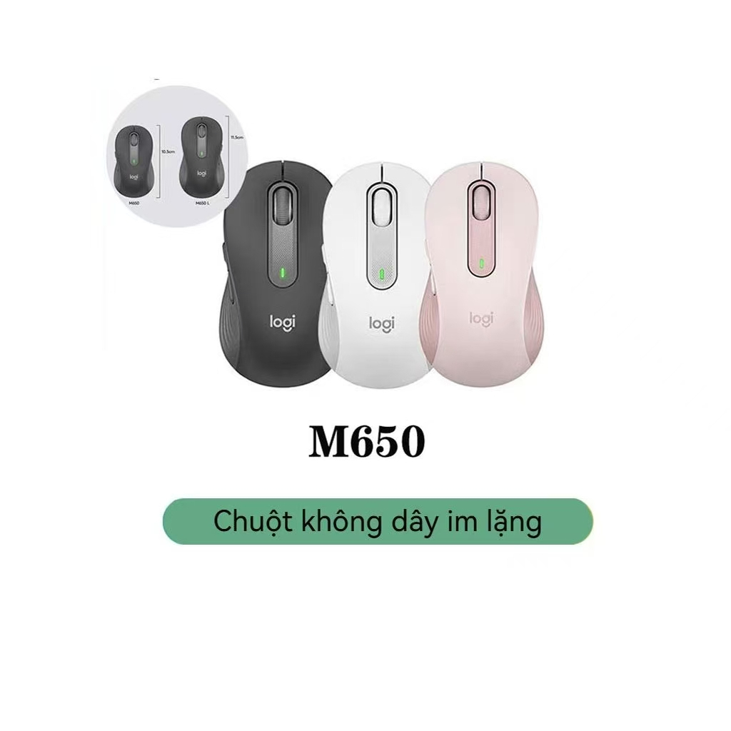 Chuột Bluetooth Logitech m650/650L - Giao hàng trong ngày