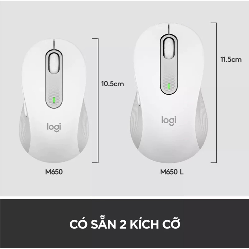 Chuột Logitech M650/M650L Chuột không dây Bluetooth văn phòng Chuột im lặng thời trang chuột máy tính | BigBuy360 - bigbuy360.vn