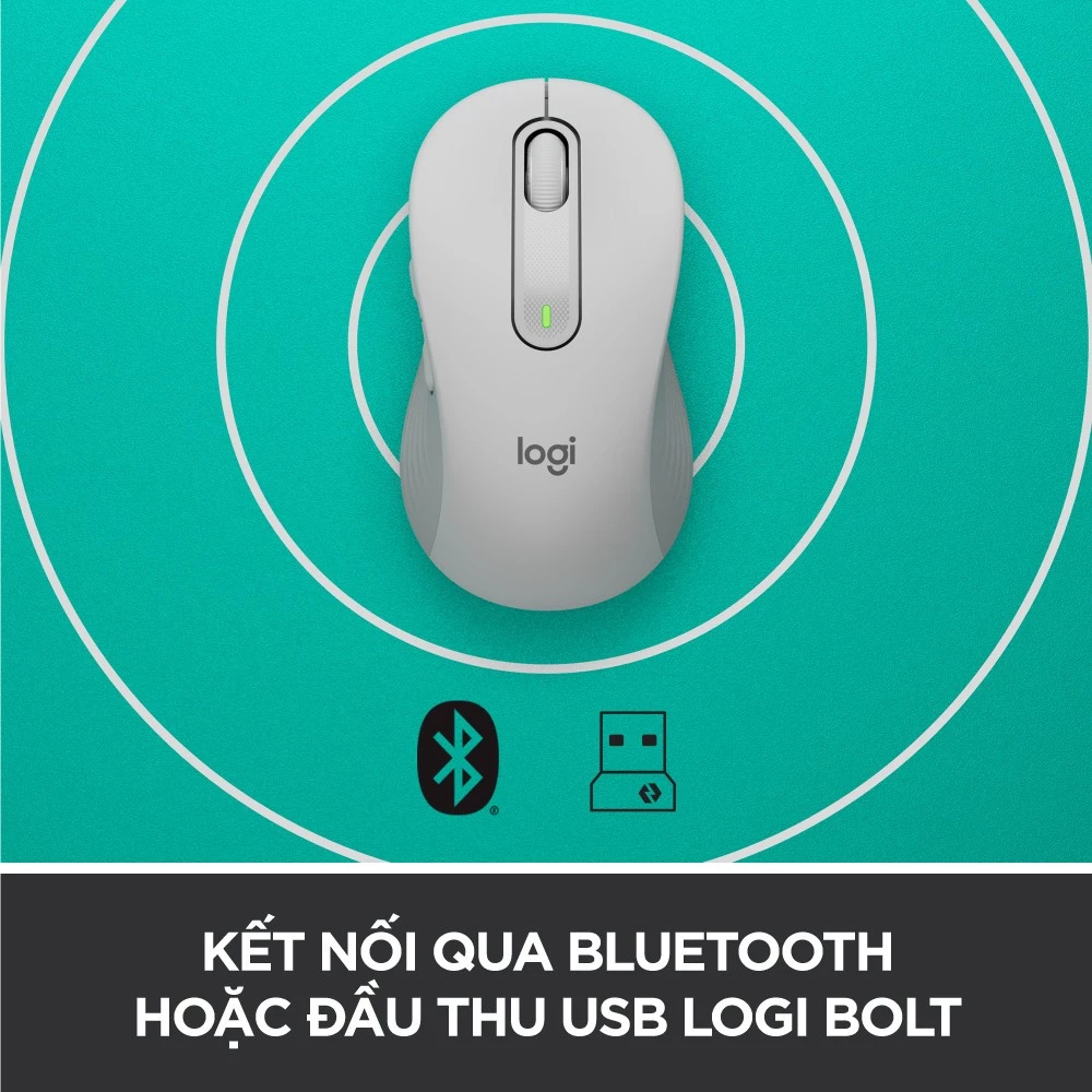 Chuột Logitech M650/M650L Chuột không dây Bluetooth văn phòng Chuột im lặng thời trang chuột máy tính | BigBuy360 - bigbuy360.vn