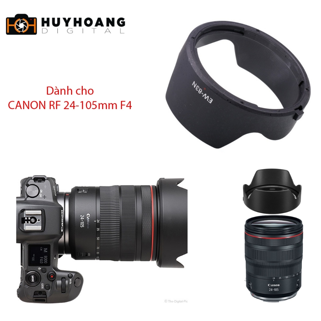 Lens Hood dành cho RF 16mm / 50mm / 85mm / 24-105mm ( đủ loại)