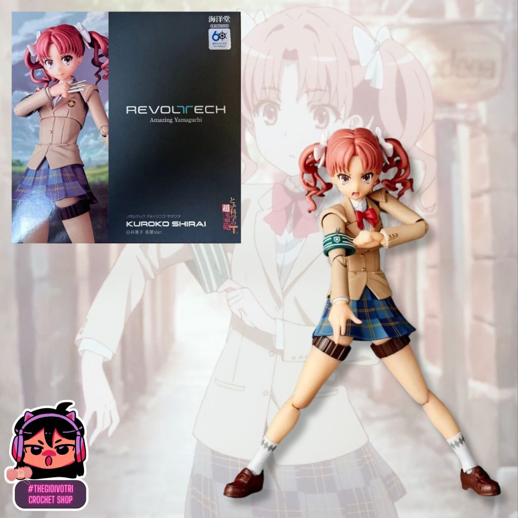 REVOLTECH AMAZING YAMAGUCHI (AUTHENTIC) HIGH QUALITY ACTION FIGURE "KUROKO - TOARU MAJUTSU NO INDEX"